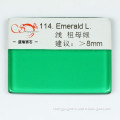 synthetic light emerald stones for jewelry NANO0010
